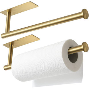 Champagne gold paper towel holder new arrivals